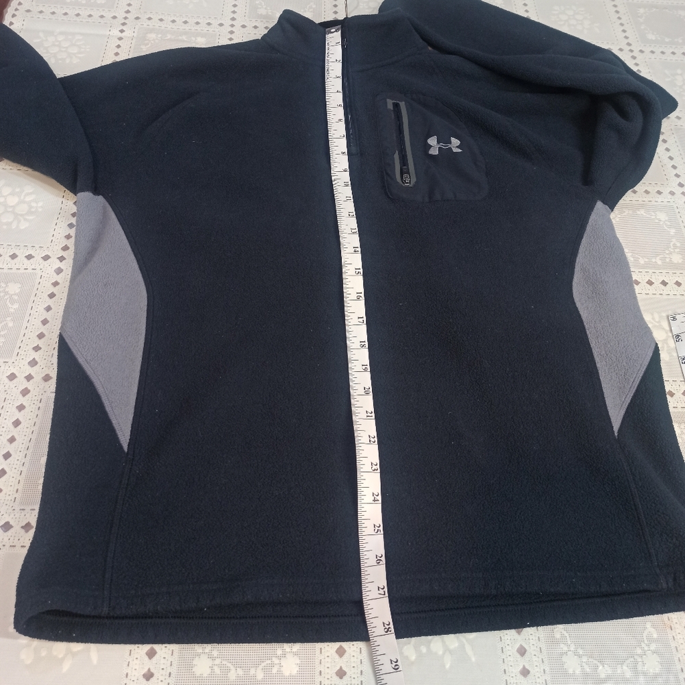 Under Armour Black and Gray Pullover Sweatshirt. Size Large - Picture 13 of 14